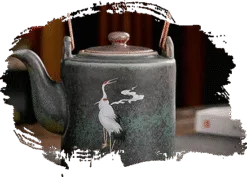 Crane Teapot