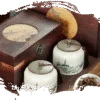 Box of black tea