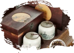 Box of black tea